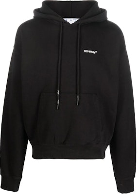 OFF-WHITE 字母印花連帽上衣 黑色 常規版型 長袖 OMBB037C99FLE0101001 Order OFF-WHITE 字母印花連帽上衣 黑色 常規版型 長袖 OMBB037C99FLE0101001