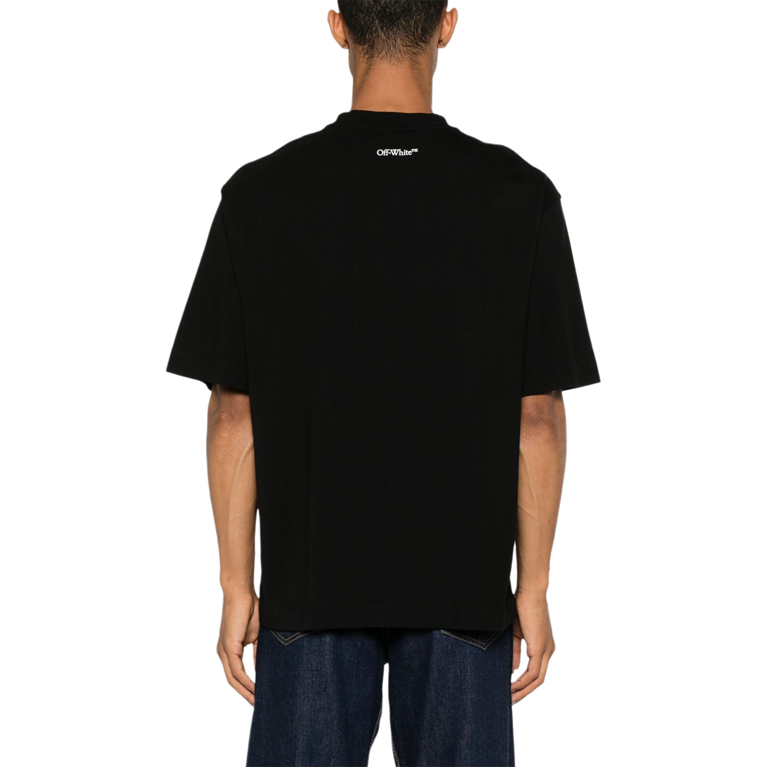 OFF-WHITE Lightweight Logo Print Crewneck T-Shirt Black OMAA120F24JER00E1001 圖 4