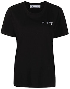 Off-White Liquid Melt Arrows Casual Tee 'Black/Grey' Order Off-White Liquid Melt Arrows Casual Tee 'Black/Grey'