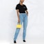 Lookbook Off-White Liquid Melt Arrows Casual Tee 'Black/Grey'