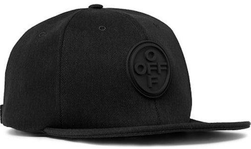 黑色Off-White標誌刺繡牛仔棒球帽 Buy 黑色Off-White標誌刺繡牛仔棒球帽