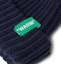 Lookbook Off-White Logo Appliqued Ribbed Beanie Navy