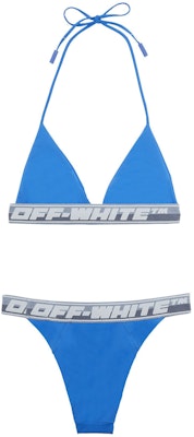 Off-White Logo Band Bikini 'Blue' (SS21) Order Off-White Logo Band Bikini 'Blue' (SS21)