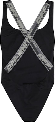 Off-White Logo Band Swimsuit 'Black' Order Off-White Logo Band Swimsuit 'Black'