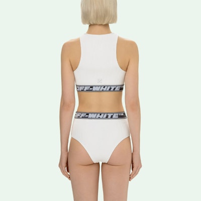 Off-White Logo Bikini 'White' (SS21) Purchase Off-White Logo Bikini 'White' (SS21)