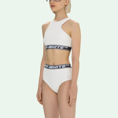 Off-White Logo Bikini 'White' (SS21) Sizing Off-White Logo Bikini 'White' (SS21)