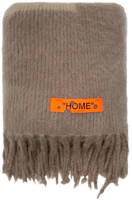 Order Off-White Logo Blanket Taupe/Beige