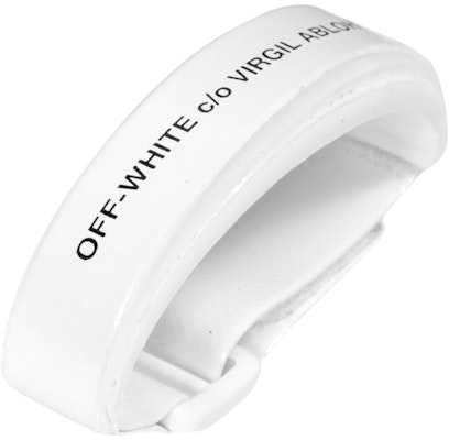 Off-White Logo Bracelet (SS19) White/Black Order Off-White Logo Bracelet (SS19) White/Black