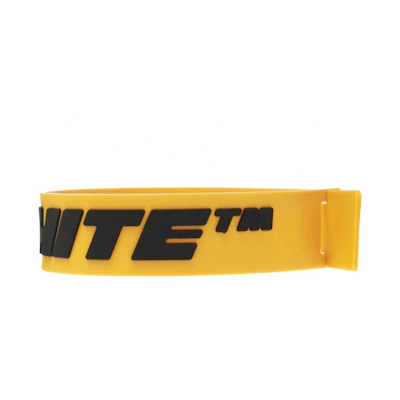 OFF-WHITE Logo Bracelet Yellow