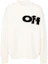 Order OFF-WHITE Logo 圓領套頭毛衣 米色 OMHE198F24KNI0010A10
