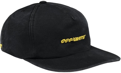 Topi Bordir Logo Off-White Twill Hitam/Kuning Buy Topi Bordir Logo Off-White Twill Hitam/Kuning