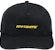 Off-White Logo Embroidered Twill Hat Black/Yellow