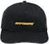 Order Off-White Logo Embroidered Twill Hat Black/Yellow