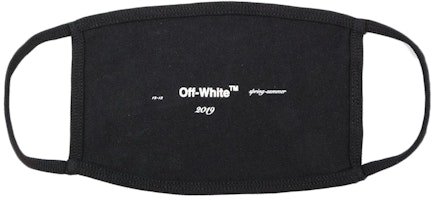 Off-White Logo Face Mask (SS19) Black/White Off-White Logo Face Mask (SS19) Black/White
