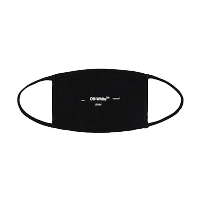 Off-White Logo Face Mask Black