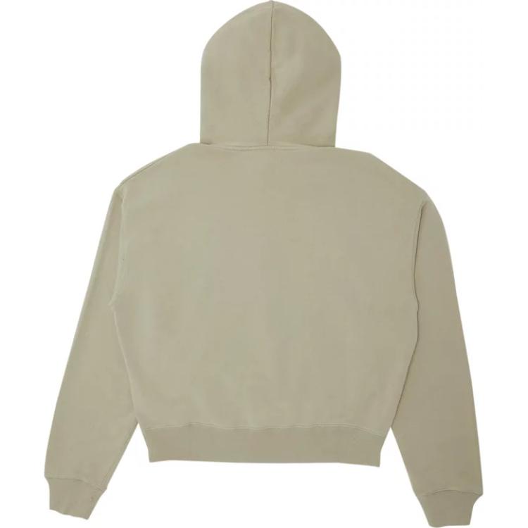 Lookbook OFF-WHITE Logo Hoodie Pullover Kelabu Putih OMBB073F21FLE0021784