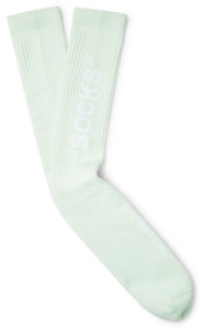 Off-White Logo Intarsia 彈性長襪 (SS19) 薄荷綠/白 Buy Off-White Logo Intarsia 彈性長襪 (SS19) 薄荷綠/白