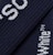 Off-White Logo Intarsia Stretch Socks (SS19) Navy/White