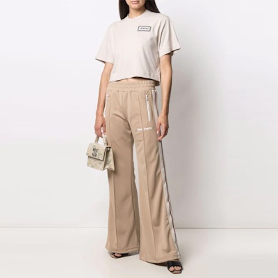 Off-White Logo Patch Cropped T-Shirt 'Grey/Black' Order Off-White Logo Patch Cropped T-Shirt 'Grey/Black'