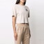 Lookbook Off-White Logo Patch Cropped T-Shirt 'Grey/Black'