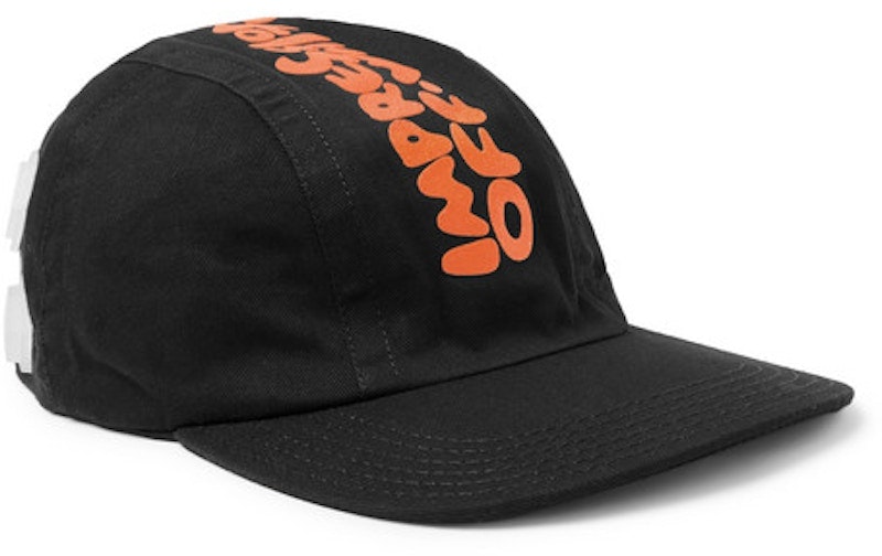 off-white-logo-print-baseball-hat-black-orange
