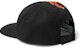 Off-White Logo Print Baseball Hat Black/Orange