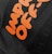 Off-White Logo Print Baseball Hat Black/Orange