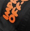 Lookbook Off-White Logo Print Baseball Hat Black/Orange