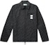Buy Off-White Logo Print Canvas Jacket Black