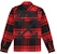 Off-White Logo Print Checkered Flannel Overshirt Red/Black