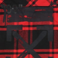 Off-White 格紋印花襯衫 紅/黑 Lookbook Off-White 格紋印花襯衫 紅/黑