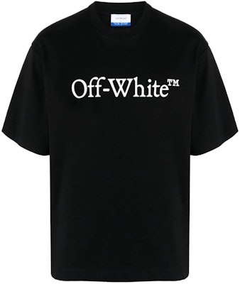 OFF-WHITE ロゴプリント クルーネック ルーズフィット Tシャツ ブラック OMAA120C99JER0081001 Order OFF-WHITE ロゴプリント クルーネック ルーズフィット Tシャツ ブラック OMAA120C99JER0081001