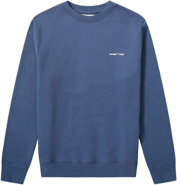 off-white-logo-print-crewneck-sweatshirt-navy-white