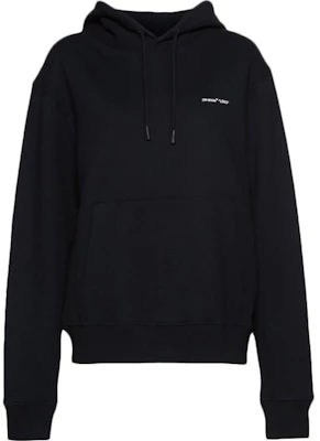 Off-White Logo Print Hoodie Black/White Buy Off-White Logo Print Hoodie Black/White