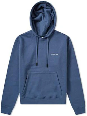 Hoodie Off-White Logo Cetakan Biru/Putih Buy Hoodie Off-White Logo Cetakan Biru/Putih