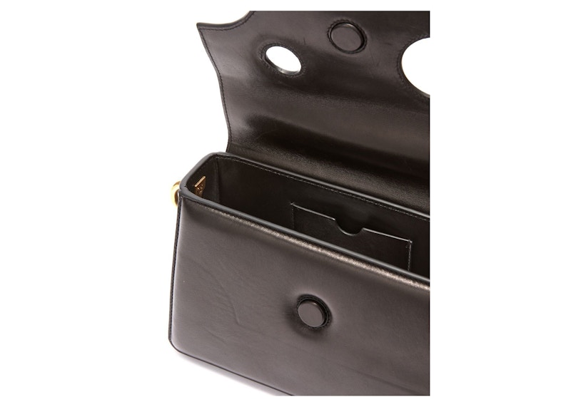 OFF-WHITE Logo Print Shoulder Bag Black 圖 3