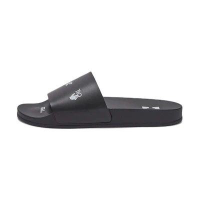 Off-White Logo Print Slide 'Drowning Man - Black'