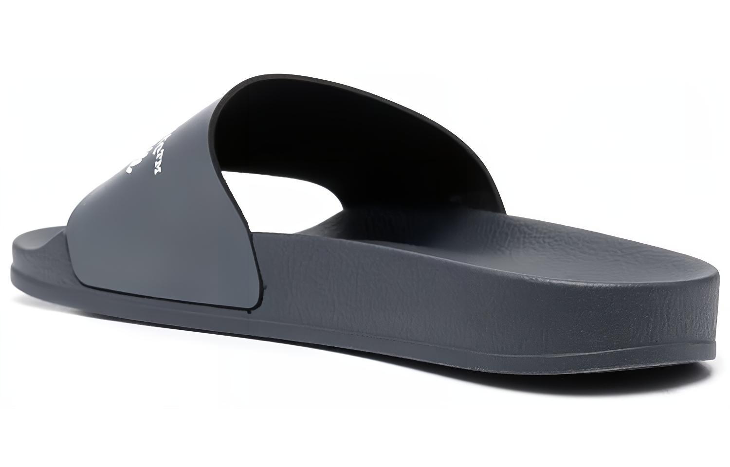 Off-White Logo Print Slide 'Drowning Man - Grey' 圖 4