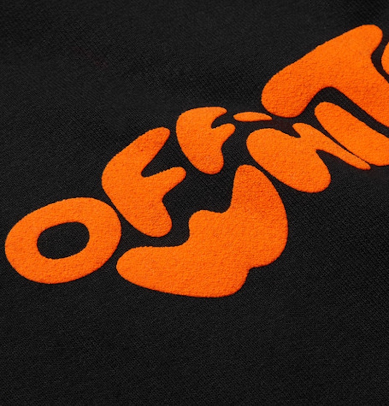 Order Off-White Logo Print Sweatshirt Black/Orange