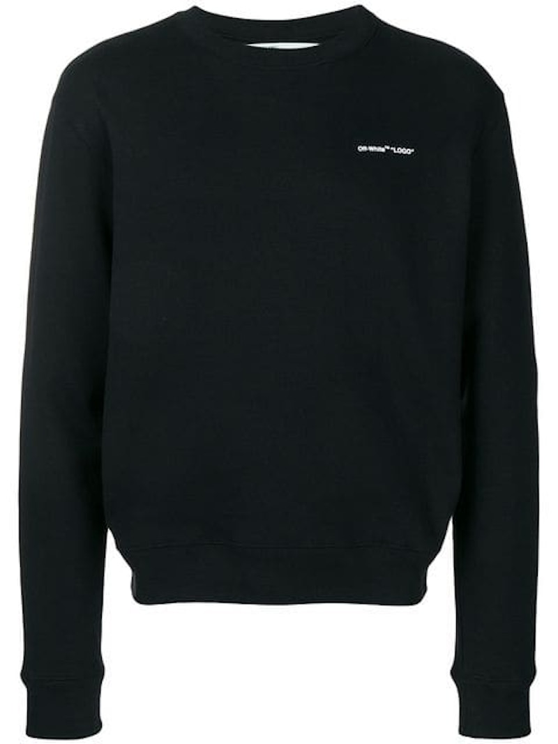 Off-White Logo Print Sweatshirt Black/White