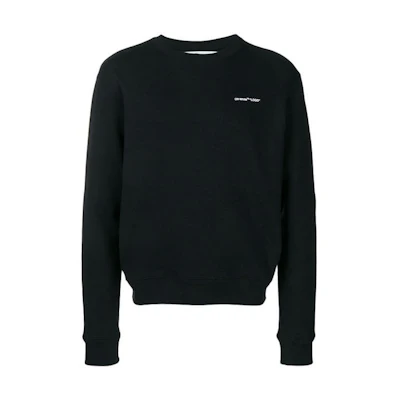 Off-White Logo Print Sweatshirt Black/White