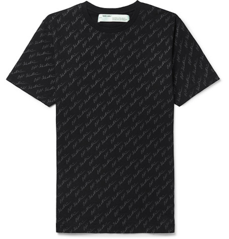 Buy Kaos Hitam Cetak Logo Off-White