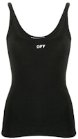 Off-White Logo Print Tank Top Black/White Off-White Logo Print Tank Top Black/White