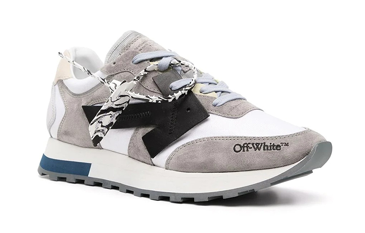 Off-White Logo Running Shoes Gray 圖 3