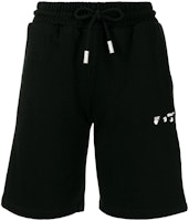 Off-White Logo Shorts 'Black/White' Off-White Logo Shorts 'Black/White'