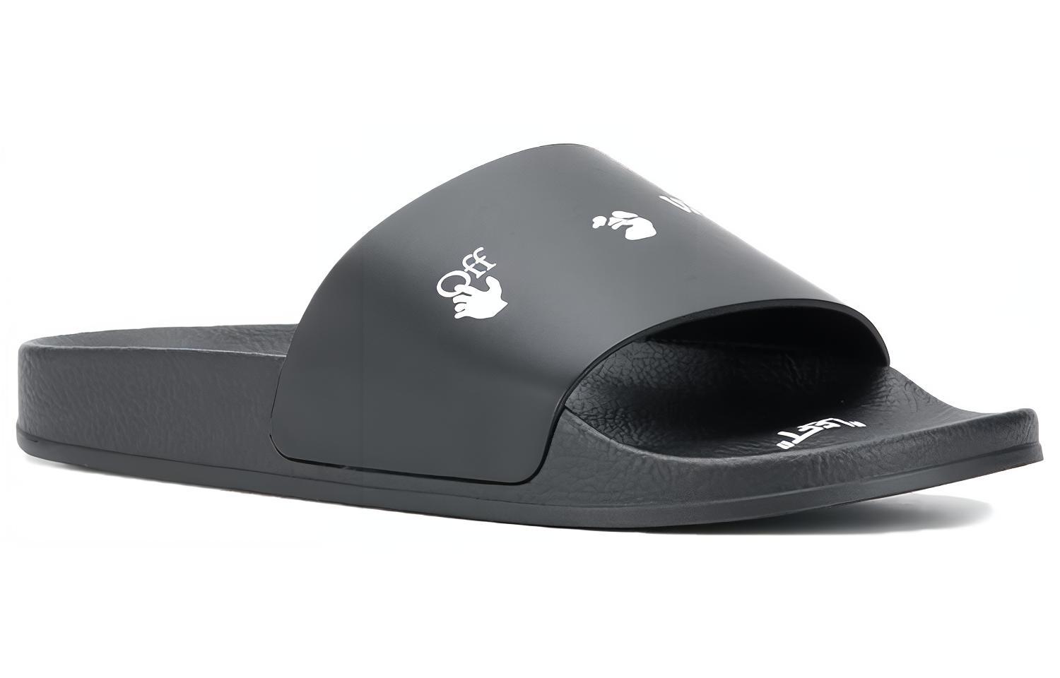 Off-White Logo Sliders 'Black' 圖 2