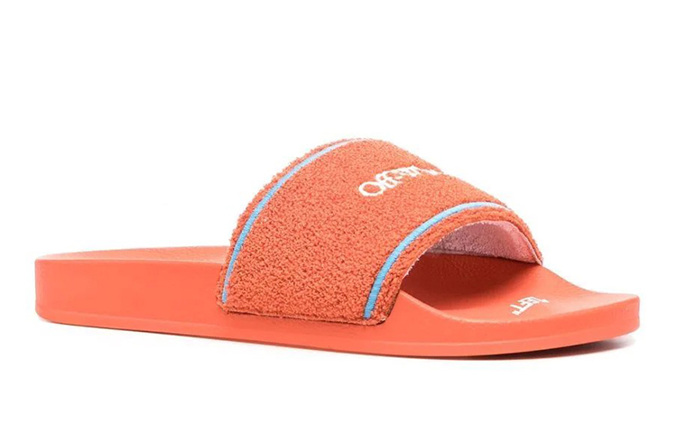 Off-White Logo Sliders 'Tangerine Orange' 圖 2