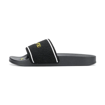 Off-White Logo Sliders 'Towel - Black Yellow'