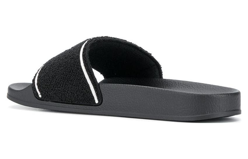 Off-White Logo Sliders 'Towel - Black Yellow' 圖 4