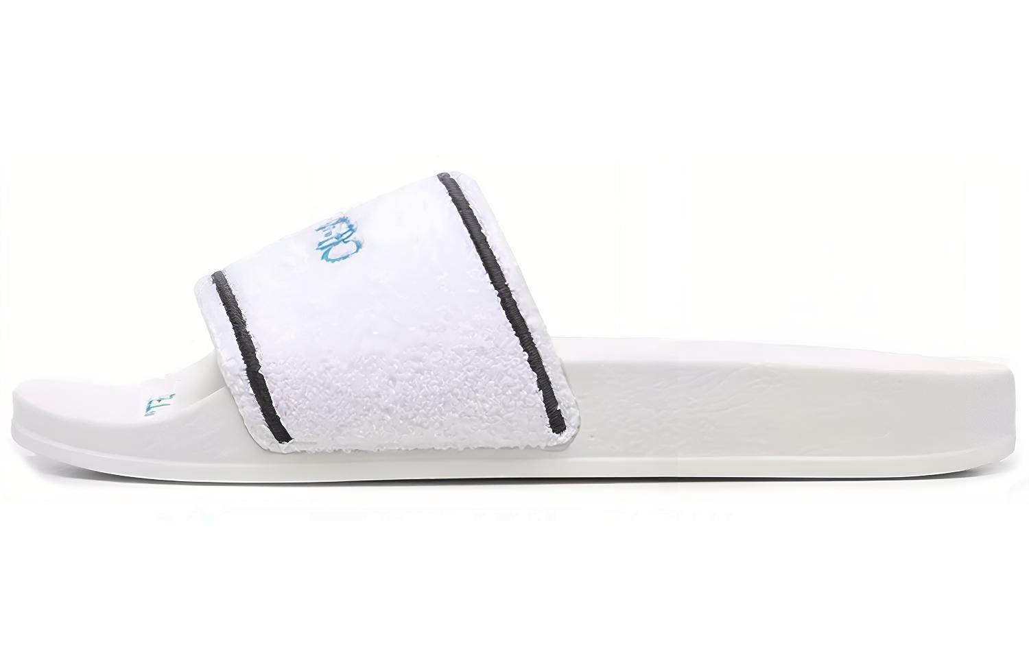Buy Chanclas Off-White Logo 'Toalla - Blanco' OMIC001F21MAT001-4501